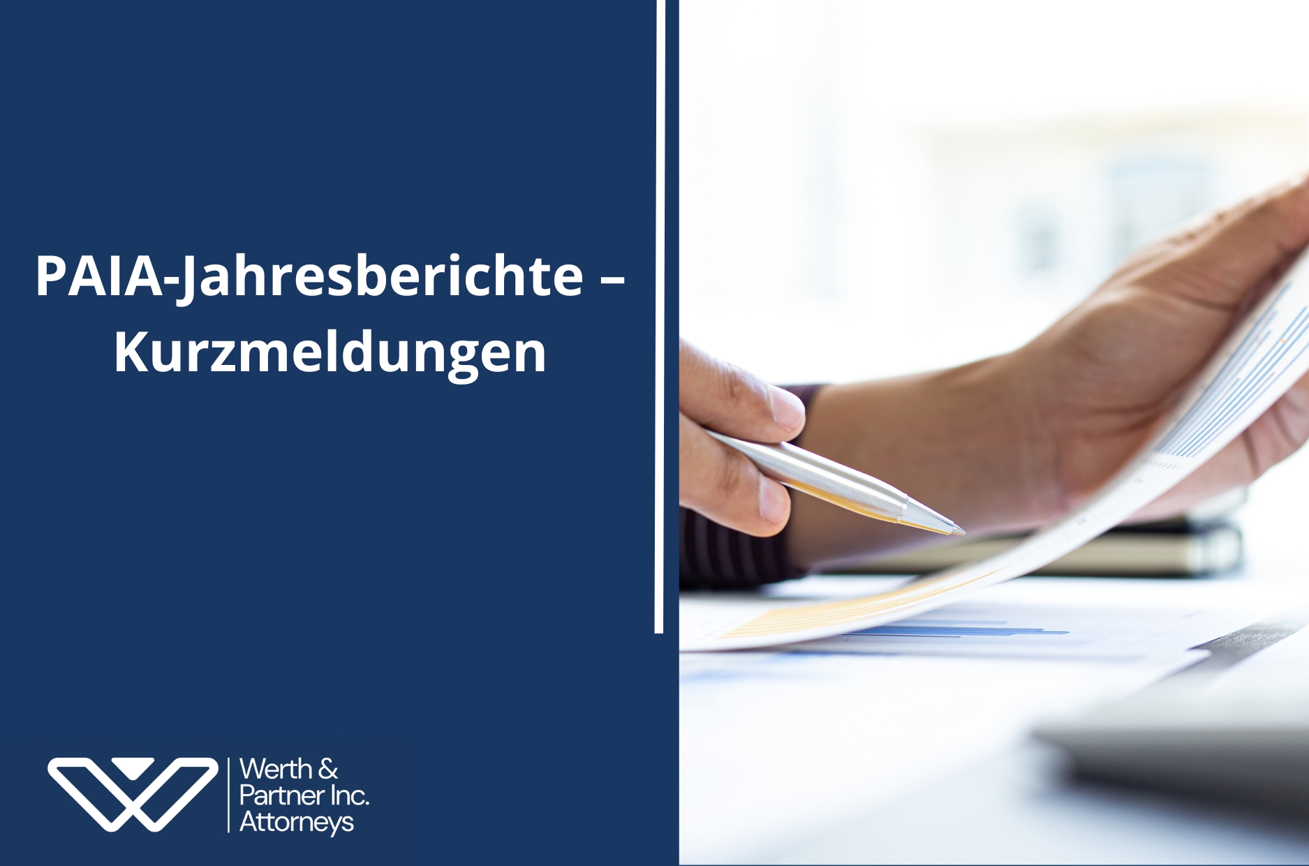 PAIA-Jahresberichte – Kurzmeldungen